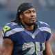 Running back Marshawn Lynch of the Seattle Seahawks looks on during the game against the St. Louis Rams at CenturyLink Field on Dec. 29, 2013, in Seattle.
Otto Greule Jr/Getty Images